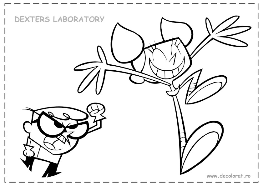 Dibujo para colorear: Dexter Laboratory (Dibujos animados) #50718 - Dibujos para Colorear e Imprimir Gratis