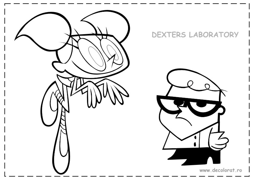 Dibujo para colorear: Dexter Laboratory (Dibujos animados) #50749 - Dibujos para Colorear e Imprimir Gratis