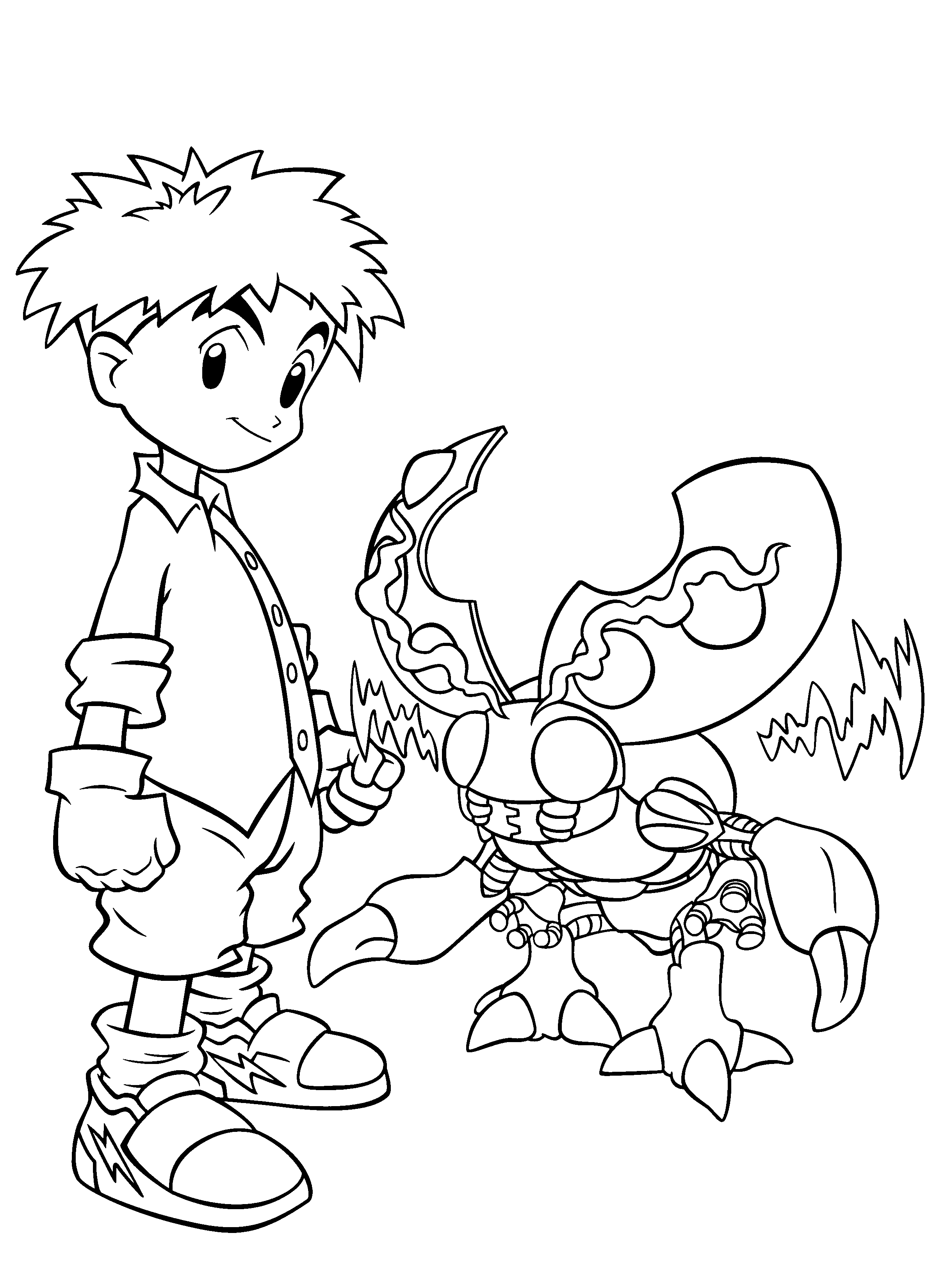 Dibujo para colorear: Digimon (Dibujos animados) #51567 - Dibujos para Colorear e Imprimir Gratis