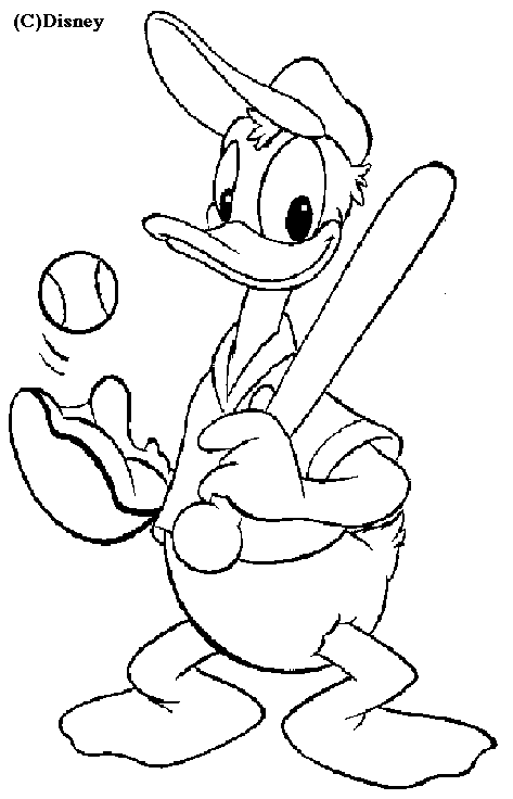 Dibujo para colorear: Donald Duck (Dibujos animados) #30123 - Dibujos para Colorear e Imprimir Gratis