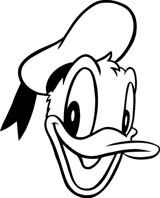 Dibujo para colorear: Donald Duck (Dibujos animados) #30130 - Dibujos para Colorear e Imprimir Gratis