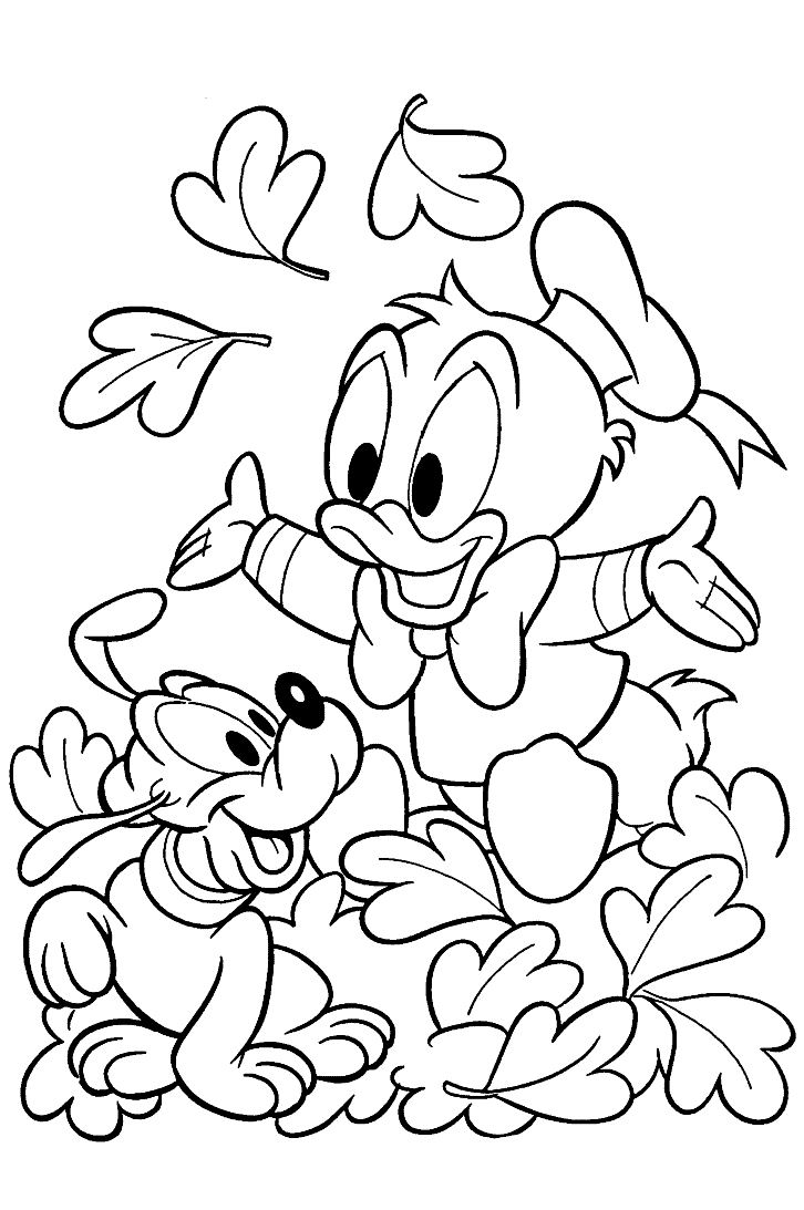 Dibujo para colorear: Donald Duck (Dibujos animados) #30131 - Dibujos para Colorear e Imprimir Gratis