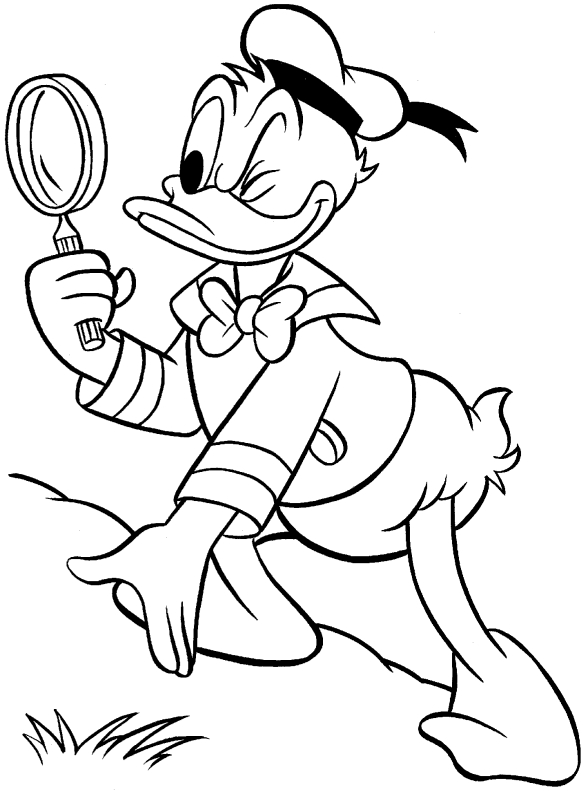 Dibujo para colorear: Donald Duck (Dibujos animados) #30196 - Dibujos para Colorear e Imprimir Gratis