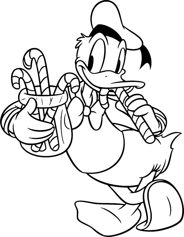 Dibujo para colorear: Donald Duck (Dibujos animados) #30225 - Dibujos para Colorear e Imprimir Gratis