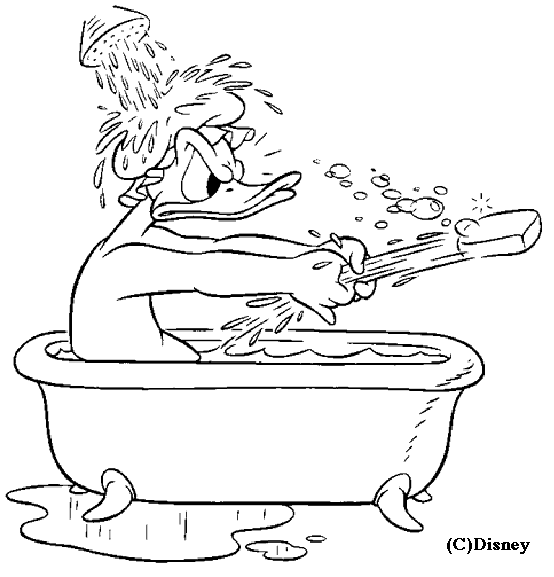 Dibujo para colorear: Donald Duck (Dibujos animados) #30245 - Dibujos para Colorear e Imprimir Gratis