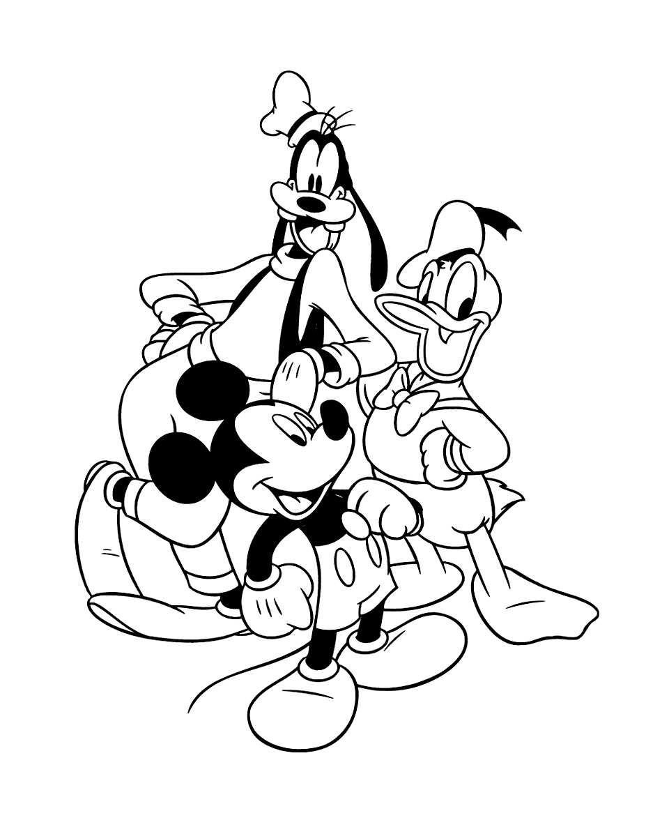 Dibujo para colorear: Donald Duck (Dibujos animados) #30425 - Dibujos para Colorear e Imprimir Gratis
