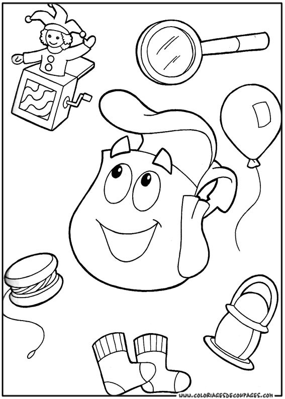 Dibujo para colorear: Dora the Explorer (Dibujos animados) #29779 - Dibujos para Colorear e Imprimir Gratis