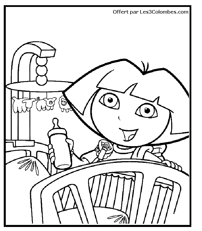 Dibujo para colorear: Dora the Explorer (Dibujos animados) #29884 - Dibujos para Colorear e Imprimir Gratis