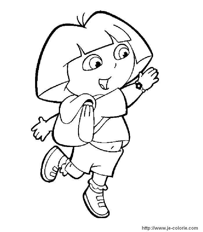 Dibujo para colorear: Dora the Explorer (Dibujos animados) #30024 - Dibujos para Colorear e Imprimir Gratis