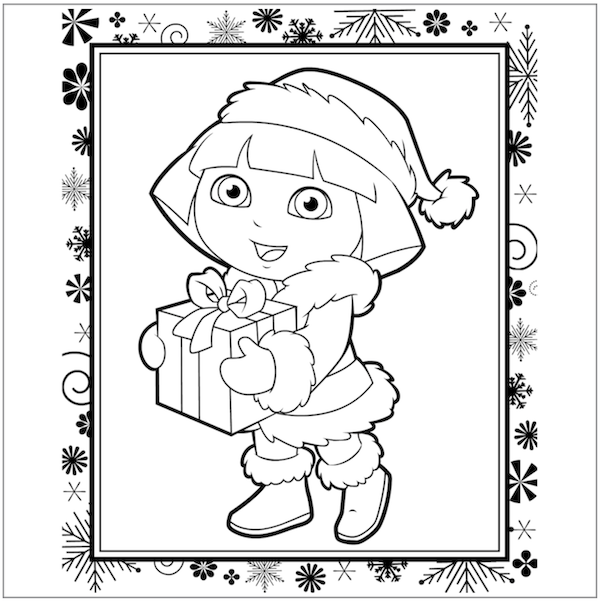 Dibujo para colorear: Dora the Explorer (Dibujos animados) #30079 - Dibujos para Colorear e Imprimir Gratis