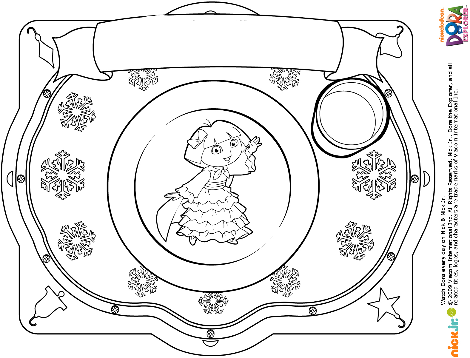 Dibujo para colorear: Dora the Explorer (Dibujos animados) #30087 - Dibujos para Colorear e Imprimir Gratis
