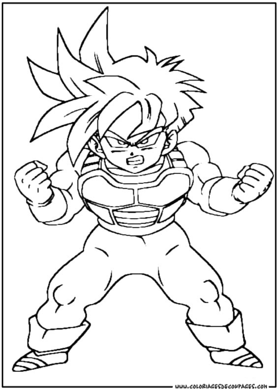 Dibujo para colorear: Dragon Ball Z (Dibujos animados) #38502 - Dibujos para Colorear e Imprimir Gratis