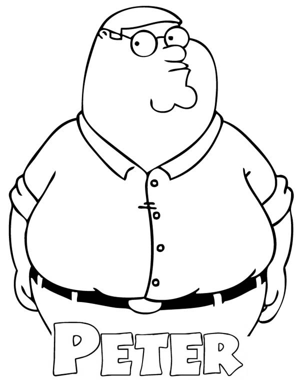 Dibujo para colorear: Family Guy (Dibujos animados) #48707 - Dibujos para Colorear e Imprimir Gratis