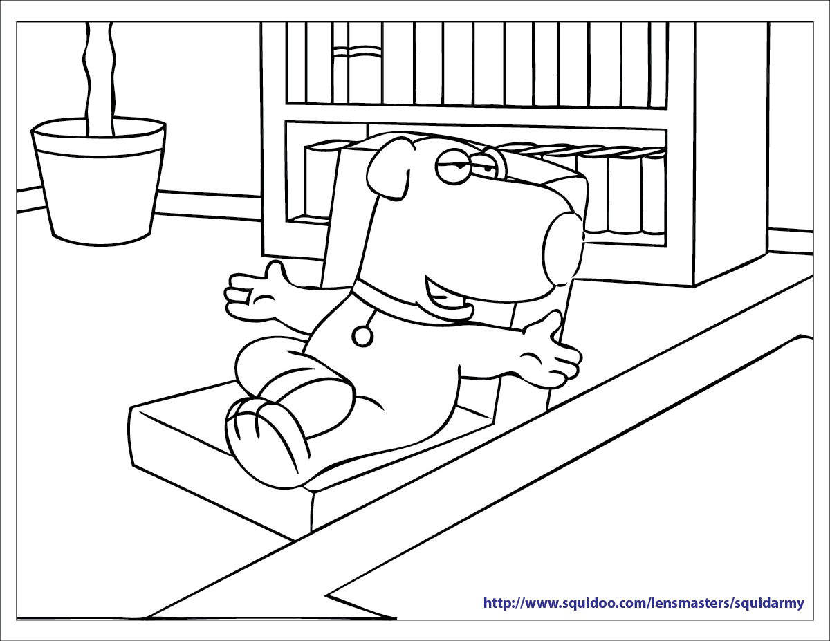 Dibujo para colorear: Family Guy (Dibujos animados) #48771 - Dibujos para Colorear e Imprimir Gratis