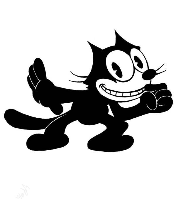 Dibujo para colorear: Felix the Cat (Dibujos animados) #47861 - Dibujos para Colorear e Imprimir Gratis