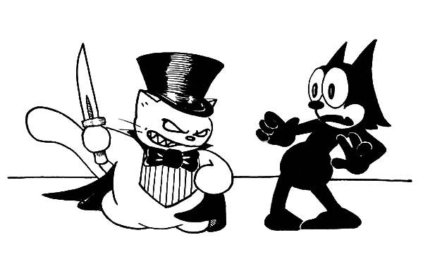 Dibujo para colorear: Felix the Cat (Dibujos animados) #47883 - Dibujos para Colorear e Imprimir Gratis