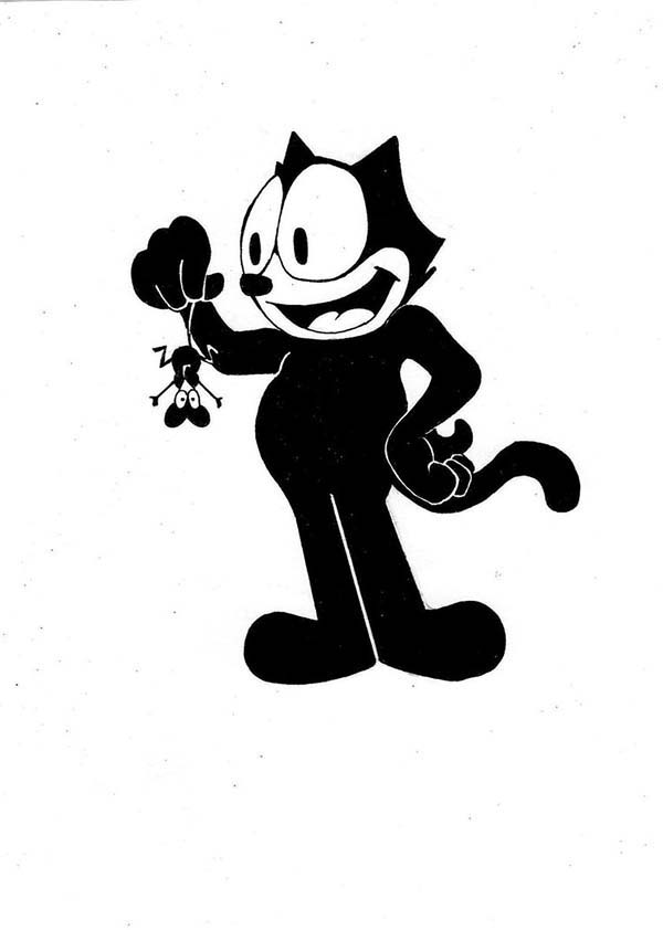 Dibujo para colorear: Felix the Cat (Dibujos animados) #47906 - Dibujos para Colorear e Imprimir Gratis