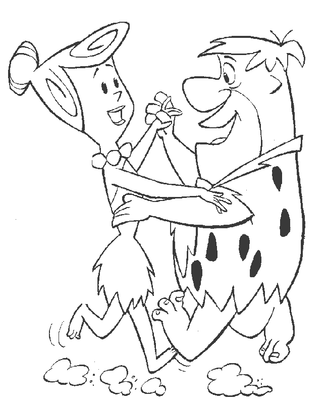 Dibujo para colorear: Flintstones (Dibujos animados) #29530 - Dibujos para Colorear e Imprimir Gratis