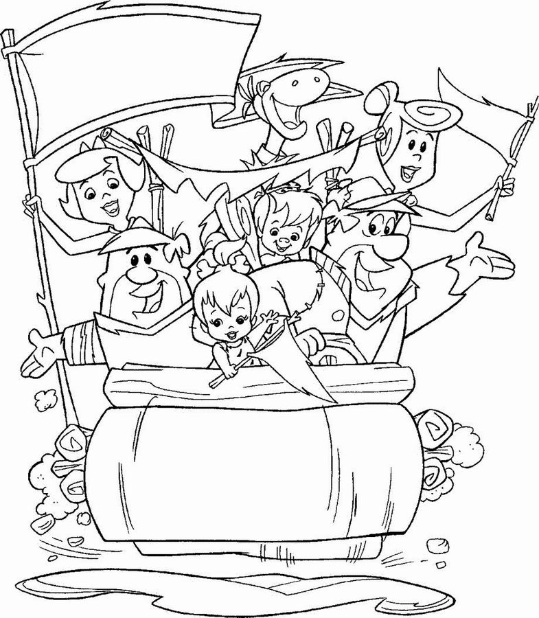 Dibujo para colorear: Flintstones (Dibujos animados) #29536 - Dibujos para Colorear e Imprimir Gratis