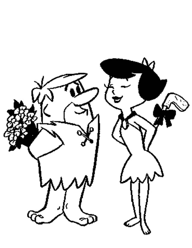 Dibujo para colorear: Flintstones (Dibujos animados) #29573 - Dibujos para Colorear e Imprimir Gratis