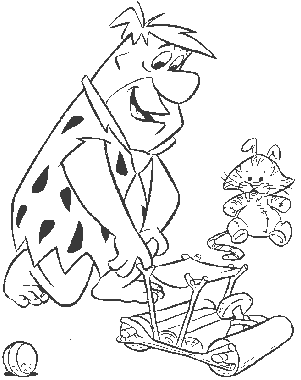 Dibujo para colorear: Flintstones (Dibujos animados) #29604 - Dibujos para Colorear e Imprimir Gratis