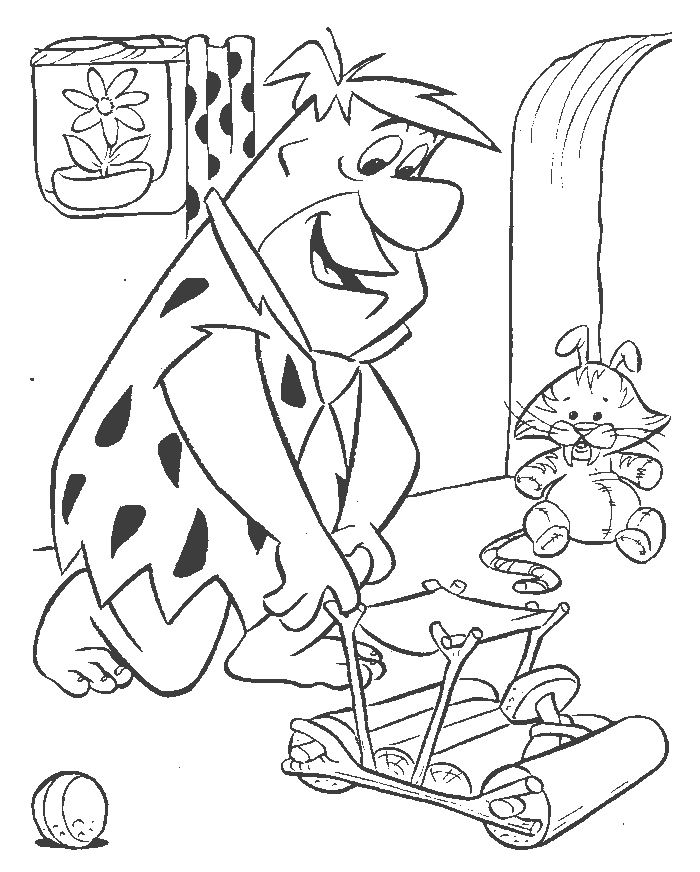 Dibujo para colorear: Flintstones (Dibujos animados) #29620 - Dibujos para Colorear e Imprimir Gratis