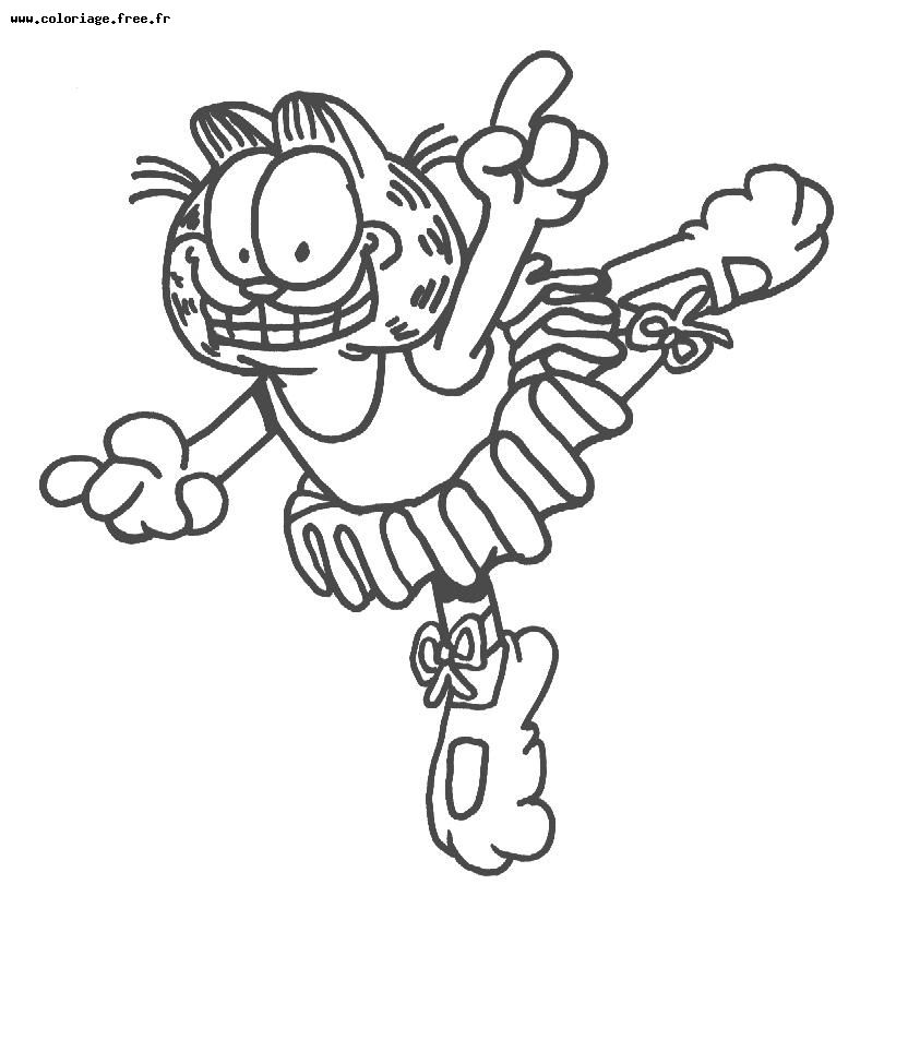 Dibujo para colorear: Garfield (Dibujos animados) #26174 - Dibujos para Colorear e Imprimir Gratis