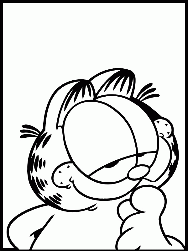 Dibujo para colorear: Garfield (Dibujos animados) #26245 - Dibujos para Colorear e Imprimir Gratis