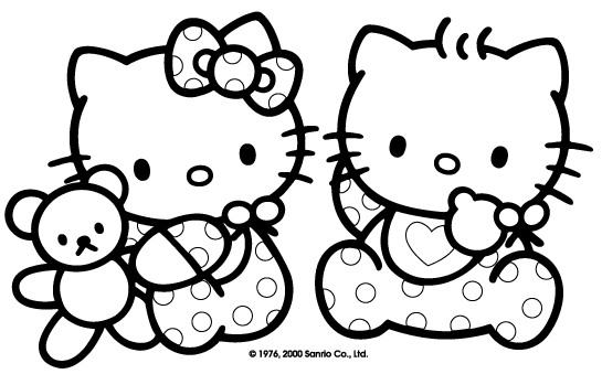 Dibujo para colorear: Hello Kitty (Dibujos animados) #36739 - Dibujos para Colorear e Imprimir Gratis