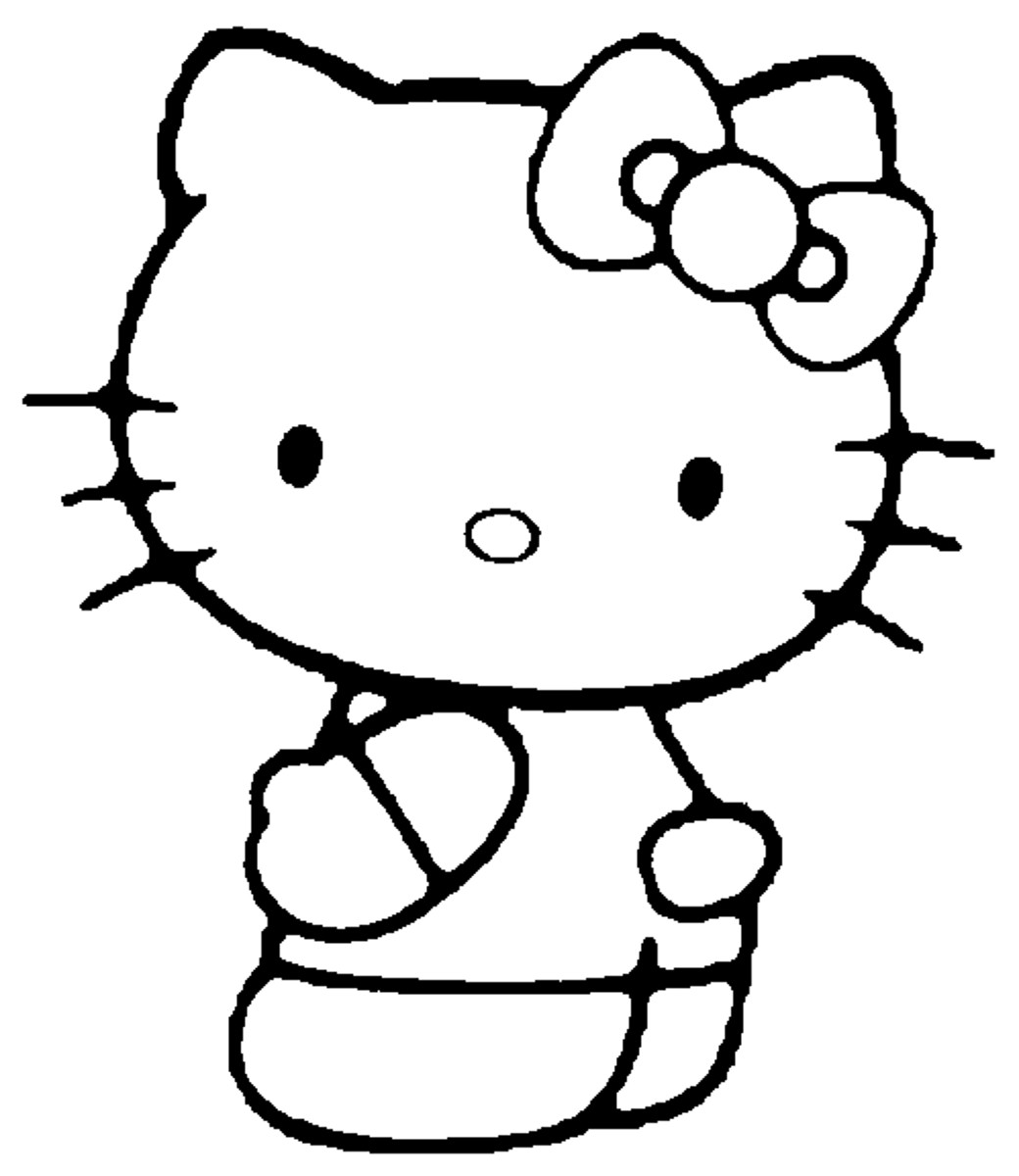 Dibujo para colorear: Hello Kitty (Dibujos animados) #36773 - Dibujos para Colorear e Imprimir Gratis