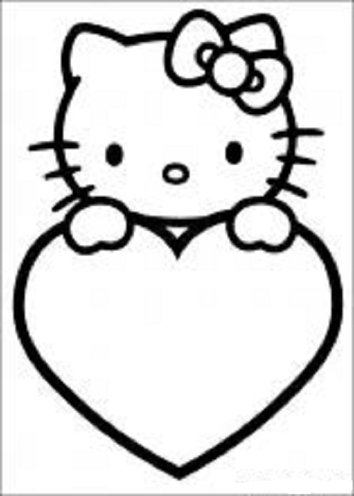Dibujo para colorear: Hello Kitty (Dibujos animados) #36774 - Dibujos para Colorear e Imprimir Gratis