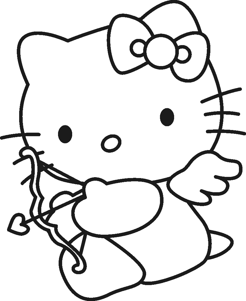 Dibujo para colorear: Hello Kitty (Dibujos animados) #36782 - Dibujos para Colorear e Imprimir Gratis