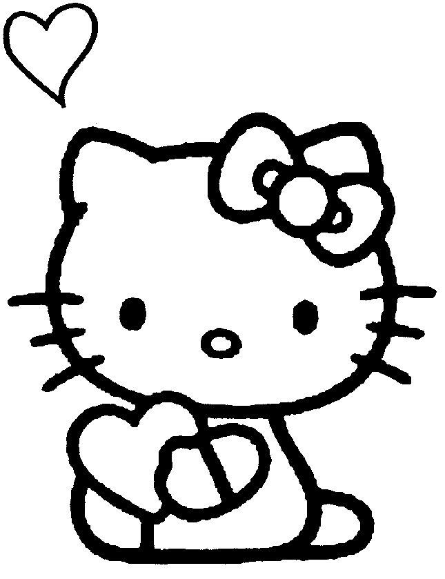 Dibujo para colorear: Hello Kitty (Dibujos animados) #36802 - Dibujos para Colorear e Imprimir Gratis