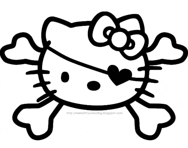 Dibujo para colorear: Hello Kitty (Dibujos animados) #36820 - Dibujos para Colorear e Imprimir Gratis
