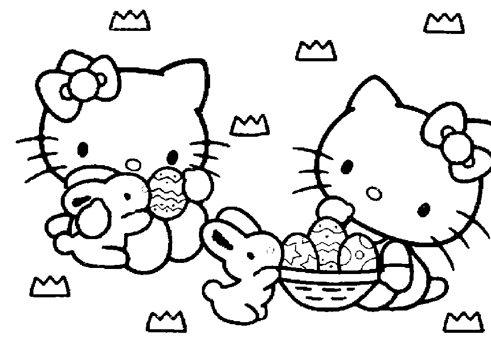 Dibujo para colorear: Hello Kitty (Dibujos animados) #36823 - Dibujos para Colorear e Imprimir Gratis