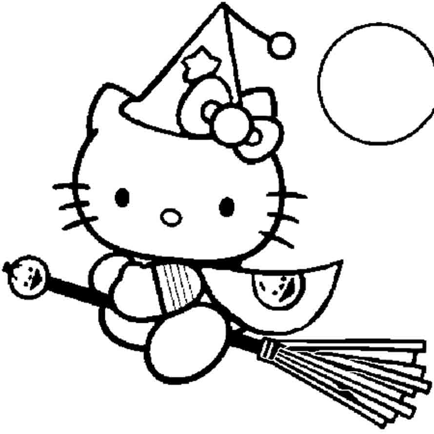 Dibujo para colorear: Hello Kitty (Dibujos animados) #36893 - Dibujos para Colorear e Imprimir Gratis