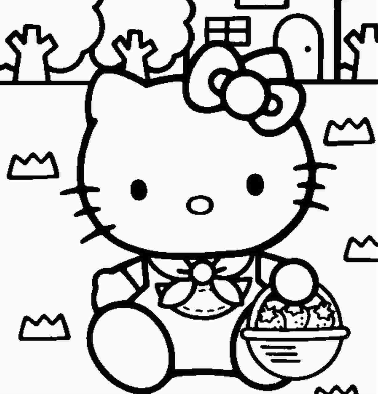 Dibujo para colorear: Hello Kitty (Dibujos animados) #37033 - Dibujos para Colorear e Imprimir Gratis
