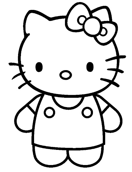 Dibujo para colorear: Hello Kitty (Dibujos animados) #37085 - Dibujos para Colorear e Imprimir Gratis