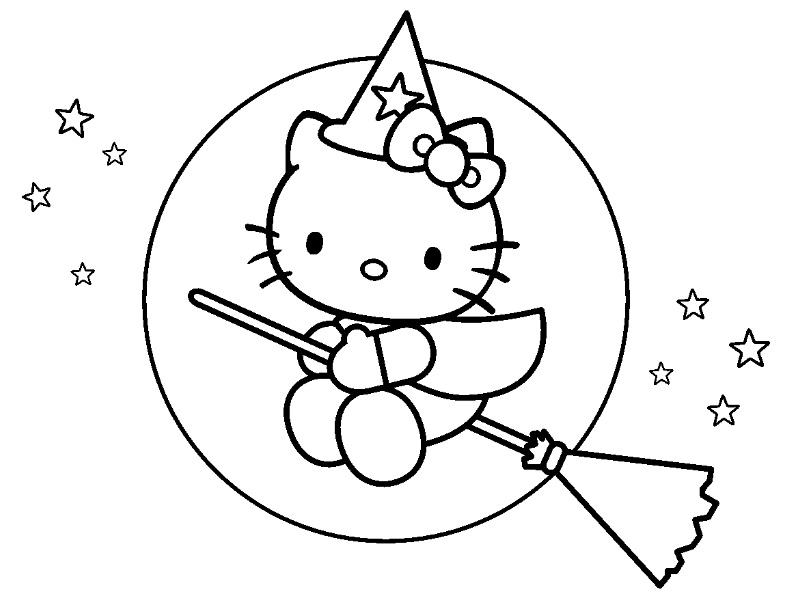 Dibujo para colorear: Hello Kitty (Dibujos animados) #37109 - Dibujos para Colorear e Imprimir Gratis