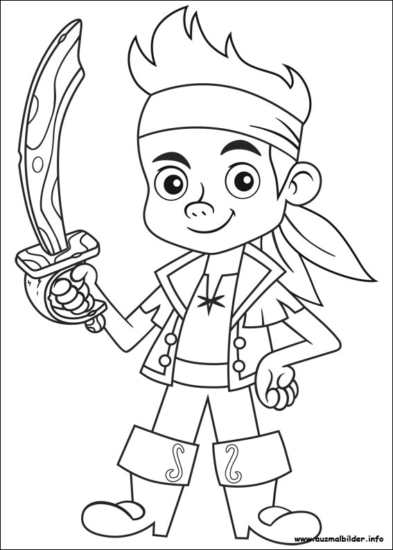Dibujo para colorear: Jake and the Never Land Pirates (Dibujos animados) #42392 - Dibujos para Colorear e Imprimir Gratis