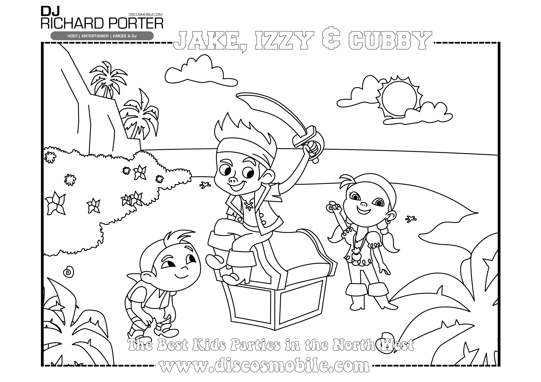 Dibujo para colorear: Jake and the Never Land Pirates (Dibujos animados) #42513 - Dibujos para Colorear e Imprimir Gratis