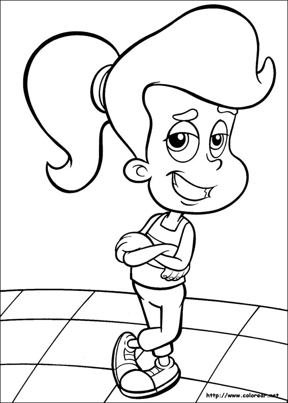 Dibujo para colorear: Jimmy Neutron (Dibujos animados) #49053 - Dibujos para Colorear e Imprimir Gratis