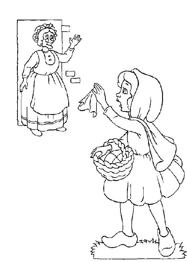 Dibujo para colorear: Little Red Riding Hood (Dibujos animados) #49201 - Dibujos para Colorear e Imprimir Gratis