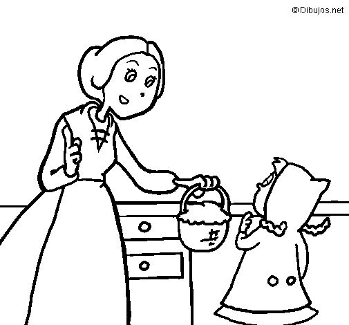 Dibujo para colorear: Little Red Riding Hood (Dibujos animados) #49205 - Dibujos para Colorear e Imprimir Gratis