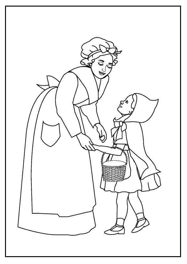 Dibujo para colorear: Little Red Riding Hood (Dibujos animados) #49231 - Dibujos para Colorear e Imprimir Gratis