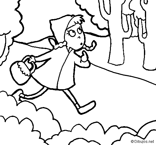 Dibujo para colorear: Little Red Riding Hood (Dibujos animados) #49234 - Dibujos para Colorear e Imprimir Gratis