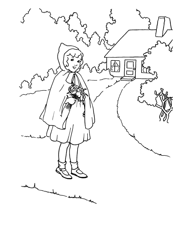 Dibujo para colorear: Little Red Riding Hood (Dibujos animados) #49306 - Dibujos para Colorear e Imprimir Gratis
