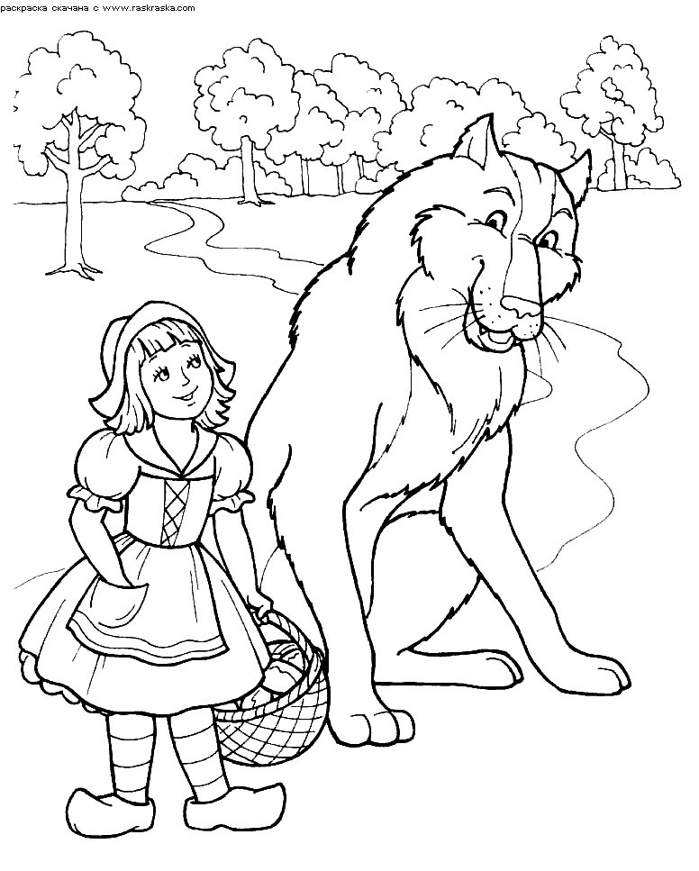 Dibujo para colorear: Little Red Riding Hood (Dibujos animados) #49317 - Dibujos para Colorear e Imprimir Gratis