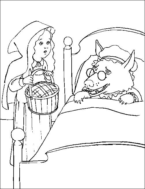 Dibujo para colorear: Little Red Riding Hood (Dibujos animados) #49365 - Dibujos para Colorear e Imprimir Gratis