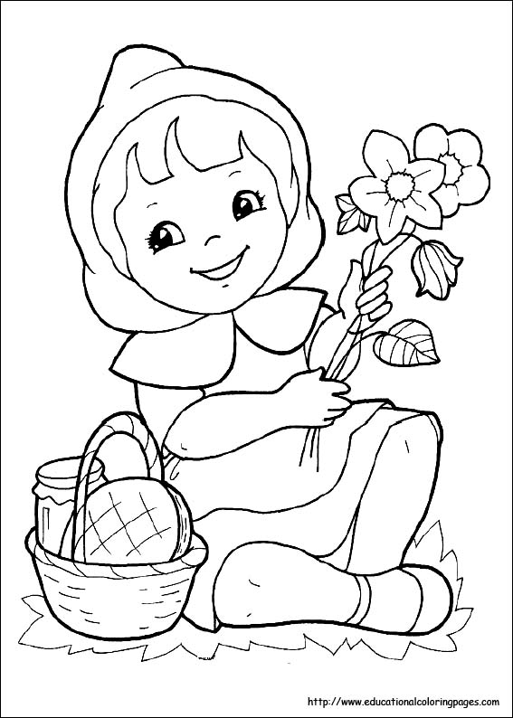 Dibujo para colorear: Little Red Riding Hood (Dibujos animados) #49370 - Dibujos para Colorear e Imprimir Gratis